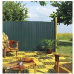 Nortene - canisse pvc simple face vert 85% occultant 1, 5x3 m plasticane