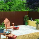 Nortene - canisse pvc simple face vert 85% occultant 1, 5x3 m plasticane