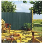 Nortene - canisse pvc simple face vert 85% occultant 1, 5x3 m plasticane