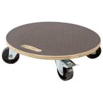 Nortene - support � roulettes - 'flora roll strong' - 50 cm - bois tr�s r�sistant