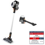 Aspirateur balai 130 w 25. 9 vac brosse motorise avec clairage intgr 10000 pa filtre  air hepa noir ...