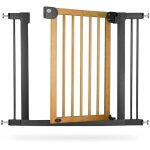Northix - barriere de securite pour enfants noire nukido 718200