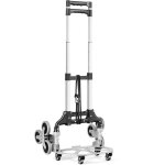 Northix - diable pliable portable diable camion de transport diable noir argent