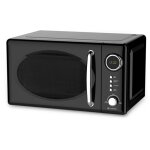 Northix - micro ondes retro 20l 700w mw025 noir