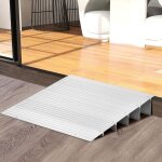 Northix - rampe de seuil de porte rampe dentree de 13 cm de hauteur avec cadre en aluminium reglable ...