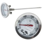 Northix - thermomtre pour four  fume : mont dans la porte, mesure 0  300 c
