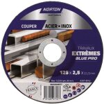 Norton - disque � tron�onner moyeu d�port� m�tal / inox 125x2. 5x22. 2cm