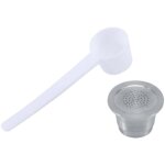 Nouveau capsule de caf� r�utilisable en acier inoxydable pour machine nespresso