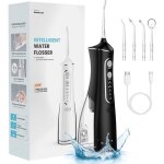 Nouveau flosser dentaire �lectrique - portable rechargeable, nettoyeur de voyage 300ml, �tanche ipx7, ...