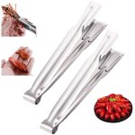 Nouvel �plucheur d'�crevisses, couteau � d�cortiquer les �crevisses en acier inoxydable, outil pour fruits ...