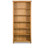 Nova - fimei bibliothque  6 tagres 80x22, 5x180 cm bois de chne massif