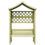Nova - fimei pergola de jardin avec toit et banc bois de pin imprégné Nova - fimei pergola de jardin avec toit et banc bois de pin imprégné