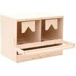 Nova - furniture limited - pondoir 2 compartiments 63x40x45 cm bois de p