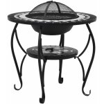 Nova - inlife table de foyer mosaïque noir et blanc 68 cm céramique Nova - inlife table de foyer mosaïque noir et blanc 68 cm céramique
