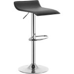 Nova - tabouret de bar woltu en similicuir , tabouret de bar pivotant, hauteur réglable, noir Nova - tabouret de bar woltu en similicuir , tabouret de bar pivotant, hauteur réglable, noir