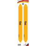 Planche de 2 marqueurs de tuyauterie 450 x 52 mm pour  70  100 mm - gaz - 4711485