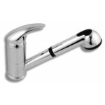 Novaservis - titania lux - robinetterie d'évier avec douchette extractible, chrome 91081, 0 Novaservis - titania lux - robinetterie d'évier avec douchette extractible, chrome 91081, 0