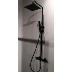 Novellini - colonne de douche thermostatique easy2 125 cm en chrome noir