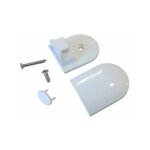 Guide pvc blanc pour paroi de baignoire joll