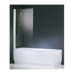Novellini - pare - baignoire verre transparent - 1 ventail - 150 x 80 cm - aurora