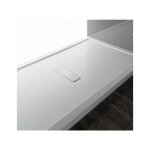 Novellini - receveur de douche blanc brillant hauteur 35 mm custom mesures receveur de douche 180 x 80 ...