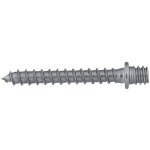 Novipro - patte � vis - bois - 8 x 125 - longeur 60 mm - 10 pi�ces 533583