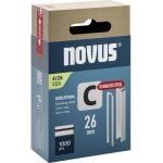 Novus tools 042 - 0805 agrafes � dos �troit type 4 1000 pc(s) dimensions (l x l) 26 mm x 6. 1 mm