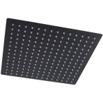 Hudson reed - nox - pommeau de douche noir carr� encastr� plafond 30cm x 30cm