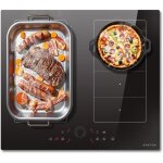 Noxton plaque � induction, 4 plaques avec double zones flexibles, plaque � induction, 60 cm, encastrable ...