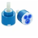 Noyau de vanne thermostatique en c�ramique de 40 mm, lot de 2, antirouille, �conome en eau, durable.