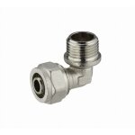 Noyon&thiebault - coude � compression pour tube multicouche � 16 mm � visser m�le m1 / 2' (15x21) - 3930 ...