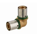 Noyon&thiebault - coude gal  sertir profil th pour tube per  12 mm bague  sertir en inox - 3788 - ...