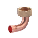 Noyon&thiebault - raccord 2 pi�ces coud� laiton � visser femelle �crou prisonnier f3 / 4' (20x27) / cuivre ...