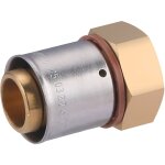 Noyon&thiebault - raccord femelle écrou libre à sertir pour tube per Ø25 - f20x27 (3 / 4) Noyon&thiebault - raccord femelle écrou libre à sertir pour tube per Ø25 - f20x27 (3 / 4)