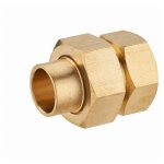 Noyon&thiebault - raccord union 3 pi�ces droit � joint sph�roconique � visser femelle f3 / 4' (20x27) ...