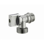 Noyon&thiebault - robinet de machine � laver �querre 1 / 4 tour m�le m1 / 2' (15x21) sortie m�le m3 / ...