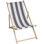 Np creations - chilienne cancale - jardin prive - gris - pliable et sans entretien - toile fixe - multipositio ...