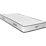 Lot de 2 matelas 70x190 cm - hauteur 20, 5 cm - ressorts 70 kg / m3 - accueil ferme - soutien ferme - ...