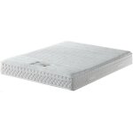 Matelas memoryplus a ressorts + 3, 5 cm memoire de forme 70 kg / m3 + alese 70x190 hauteur + / - 22, ...