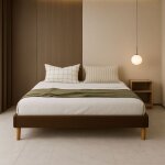 Sommier tapissier 160x200 cm - 20 cm - 13 lattes - montage rapide et facile - rev�tement facile d'entretien ...