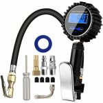 Num�rique manom�tre pneu, haute pr�cis digital jauge de pression de pneus avec pistolet gonflage pour ...