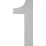 Num�ro maison 3 inox