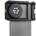 Objectif macro num�rique apexel pour smartphone avec �clairage led, filtre cpl et clip de fixation universel, ...