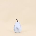 Objet d�co poire effet marbre 12cm