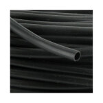 Gaine electrique souple souplisseau  6 mm rouleau noir 100 metres