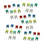 Mini fusibles de 2 à 30 ampères assortiment de 50 fusibles Mini fusibles de 2 à 30 ampères assortiment de 50 fusibles