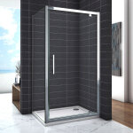 Ocean cabine de douche 90x80x185cm en 6mm verre securit insinstallation en angle mod�le d'ansas