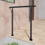 Ocean sanitaire - ocan kit garde - corps 100cm - inoxydable 201 - noir mat - pour balcons / escaliers ...