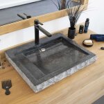 Vasque en noir  poser, oblik