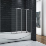 Ocean sanitaire - ocean pare - baignoire 100x140cm �cran de baignoire 4 volets